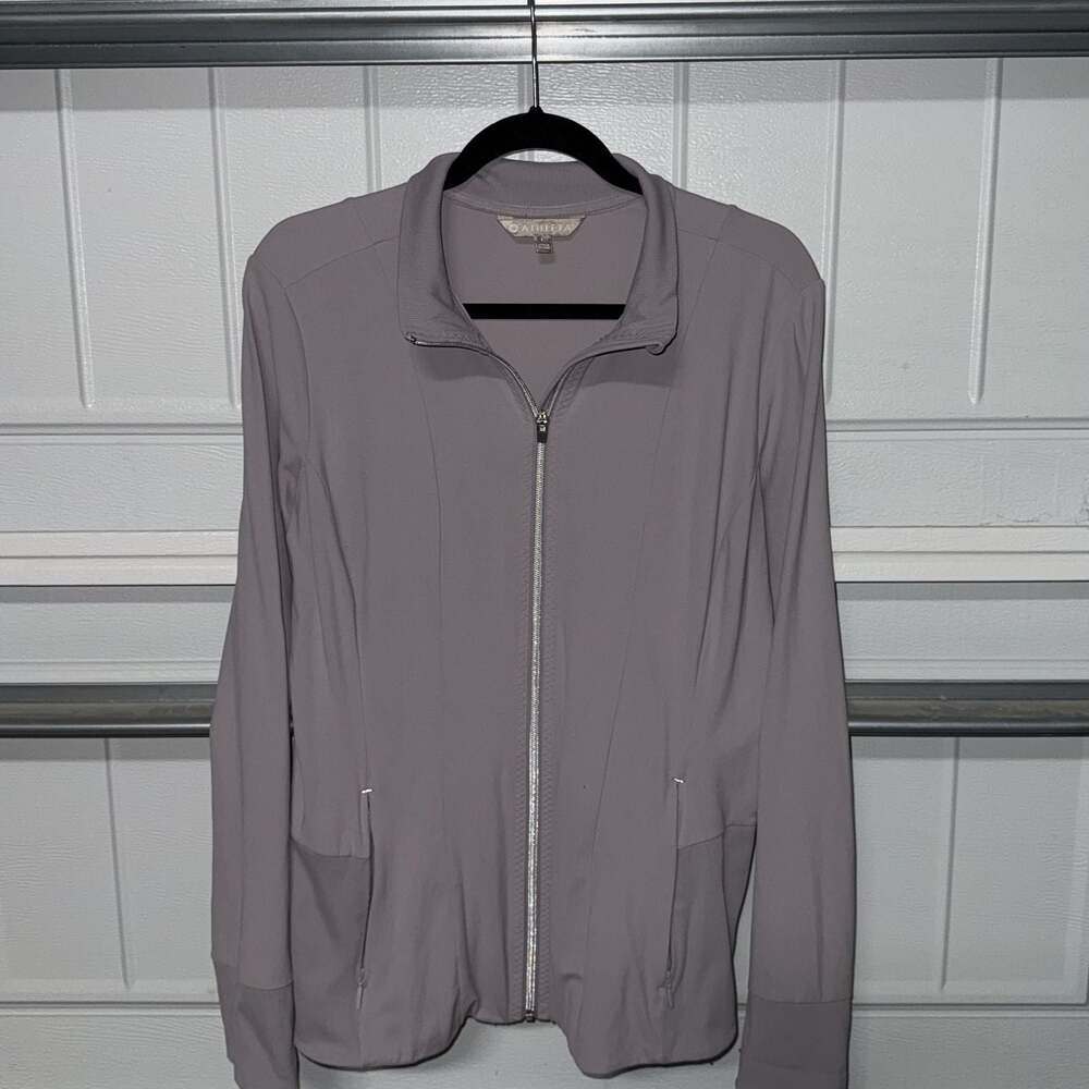 Athleta Shanti Jacket Powervita Purple Lilac (L)
